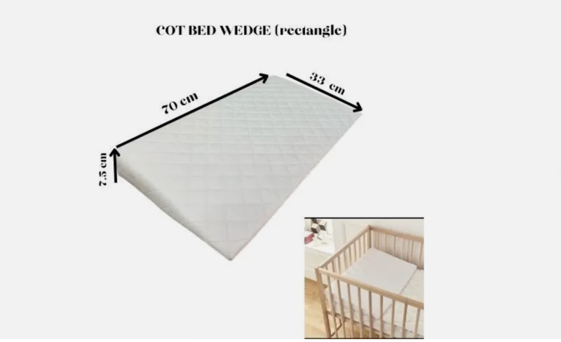 Baby Wedge Pillow Anti Reflux Colic Cushion For Pram/ Crib/ Cot Bed All Sizes - Image 5
